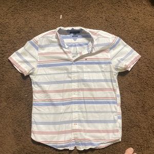 Tom Hilfiger short sleeve button up shirt